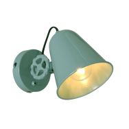 Green with white wall lamp Dolphin 1323G with E27 fitting