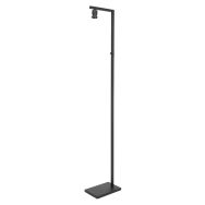 Black floor lamp Stang 2997ZW with switch without shade