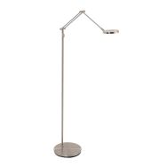 Soleil 3257ST Steel Floor Lamp with Adjustable Arm