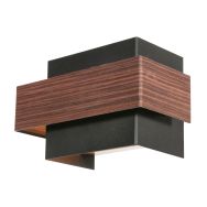 Wall lamp Muro 3368E Wood look with G9 fitting including light sources