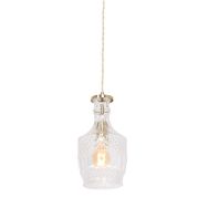 Hanglamp Grazio Glass 3494ME Messing met E14 fitting