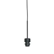 Zwarte hanglamp - pendel Sparkled Light 3602ZW zonder kap