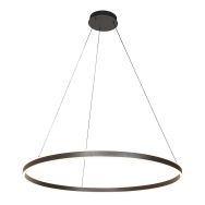 Hanging lamp Ringlux 3676ZW Black round 100cm 7200 Lumen