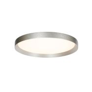 Steel-coloured ceiling lamp Flady 3685ST Ø40cm