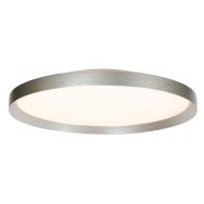 Steel-coloured ceiling lamp Flady 3686ST Ø50cm