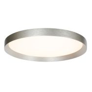 Steel-coloured ceiling lamp Flady 3686ST Ø50cm