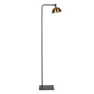 Zwart met bronzen vloerlamp Pintino GU10 fitting