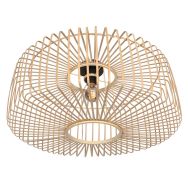 Natural-coloured ceiling lamp Bloeba 4144ZW with bamboo shade Ø 60cm