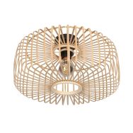 Natural-coloured ceiling lamp Bloeba 4145ZW with bamboo shade Ø 50cm