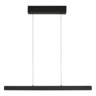 Black pendant lamp Fluxy 4189 – Height adjustable up to 160 cm, width 120 cm