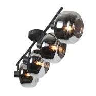 Black 4-Light Ceiling Spot Tenebris 4211ZW – Stylish Lighting with Smoke Glass