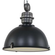 Hanging lamp Bikkel XXL 7834ZW Black Ø52cm E27 fitting