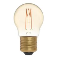 Led lichtbron met E27 fitting filament 2,5W, 1800K, dimbaar G45 vorm