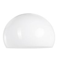 White plastic lampshade K10610S Ø38cm with E27 support.