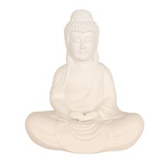 Table lamp Jazz 3107W a white Buddha with E14 fitting