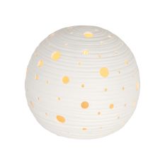 Lampe de table Jazz 3110W – Lune blanche avec perforations lumineuses