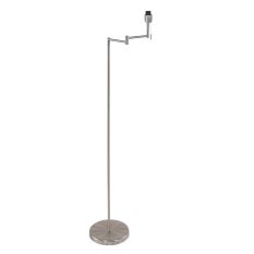 Steel-colored floor lamp Bella 3407ST without shade, with pull switch