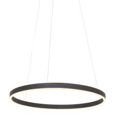 Hanglamp Ringlux 3502ZW Zwart 60cm