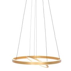 Hängelampe Ringlux 3514GO Gold 60cm mit Innenplatte