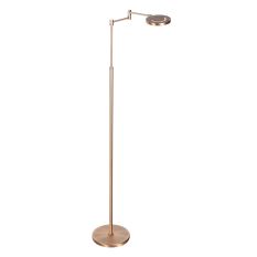 Lampadaire Soleil 3515BR bronze avec bras pivotant et batterie