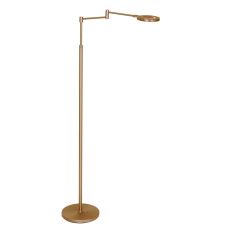 Vloerlamp Soleil accu 3515BR geborsteld brons met zwenkarm 