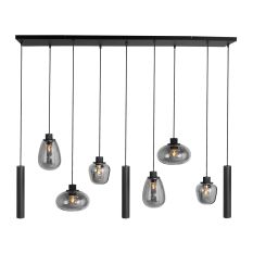 Hanglamp Reflexion 3796ZW Zwart met 3 lichtkokers GU10