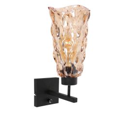 Wandlamp Vidrio 3839ZW amber geel glas