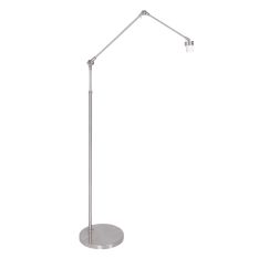 Steel-colored floor lamp Prestige Chic 7395ST without shade