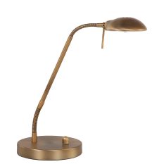 Bronze-colored table lamp Biron 1 light 7502BR with rotary dimmer 2700 Kelvin