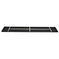 Rectangular ceiling plate I15298S Black 170 x 25 x 2.5 cm with hanging bracket