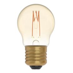 LED-Lichtquelle mit E27-Fassung, Glühfaden 2,5 W, 1800 K, dimmbare G45-Form