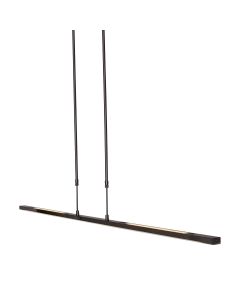 Hanging lamp Zelena 1482ZW Black, light color adjustable