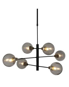 Hanglamp Constellation 2709ZW Zwart draaibaar E14 fitting