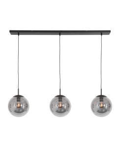 Hanglamp Bollique New 3122ZW Zwart 3 lichts E27 fitting