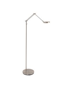 Soleil 3257ST Steel Floor Lamp with Adjustable Arm