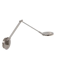 Wall lamp Soleil 3259ST Steel with adjustable arm