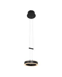 Hanging lamp Piola 3500ZW Black, height adjustable