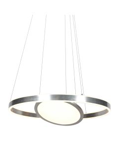 Hängelampe Ringlux 3514ST Stahl 60cm mit Innenplatte