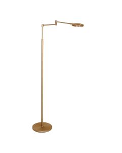 Floor lamp Soleil accu 3515BR brushed bronze with swivel arm