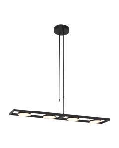 Hanglamp Soleil 3516ZW zwart 4000 Lumen