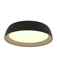 Plafondlamp Mykty 3688ZW zwart met goud Ø45 cm 3200 Lumen