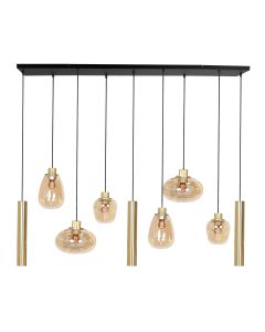 Hanging lamp Reflexion 3797ME Brass with 3 light tubes GU10