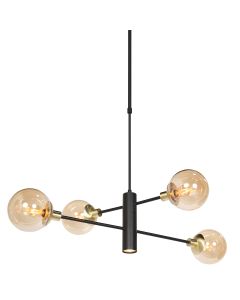 Hanglamp Constellation 3805ME amber bollen met onder licht