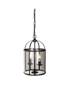 Hanging lamp Pimpernel 5971ZW Black Ø23 cm classic lantern