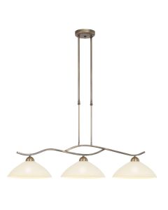 Hanglamp Capri 6837BR Brons 115cm breed en in hoogte verstelbaar