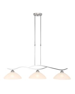 Hanging lamp Capri 6837ST Steel 115cm wide and height adjustable