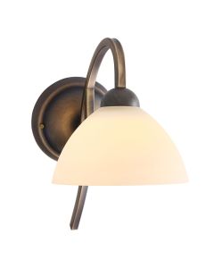 Wandlamp Capri 6840BR Brons met aan/uit schakelaar