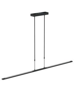 Hanging lamp Zelena 7971ZW black, light color adjustable