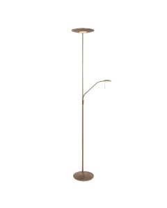 Vloerlamp Zodiac 7972BR Brons Dimbaar