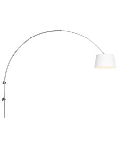 Wall lamp Sparkled Light 9943ST with shade linen white